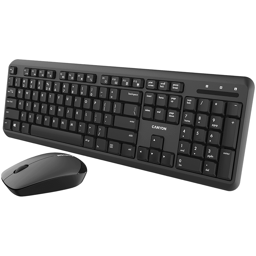 CANYON SET-W20 UK/US Keyboard+Mouse Velvet Wireless