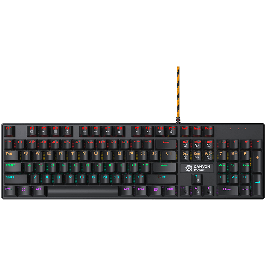 CANYON keyboard Deimos GK-4 Rainbow US Wired