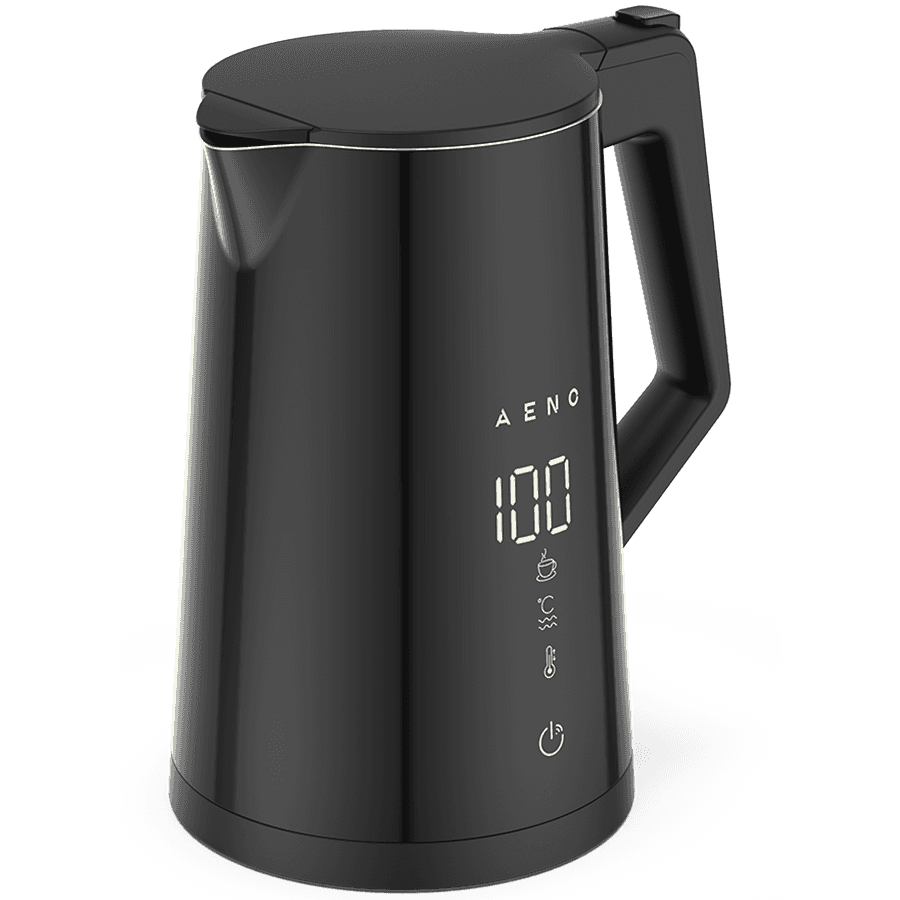AENO Electric Kettle EK7S Smart: 1850-2200W, 1.7L, Strix, Double-walls, Temperature Control, Keep warm Function, Control via Wi-Fi, LED-display, Non-heating body, Auto Power Off, Dry tank Protection