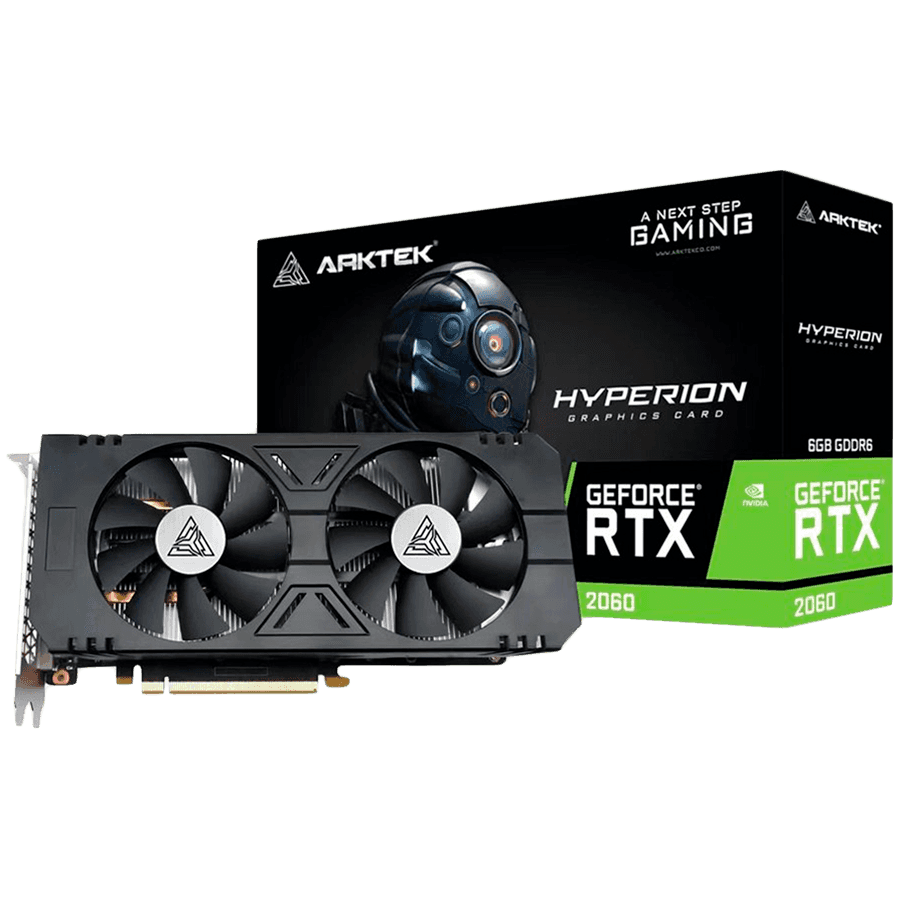 Arktek RTX2060 Super GDDR6 6GB 256Bit Twin Fans Graphics Card