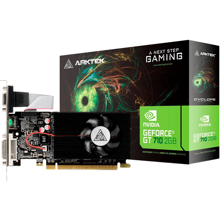 Arktek Geforce GT710 4GB DDR3 64bit Low Profile