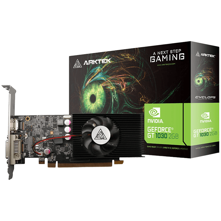 Arktek GT1030 DDR4 4GB Low Profile GPU