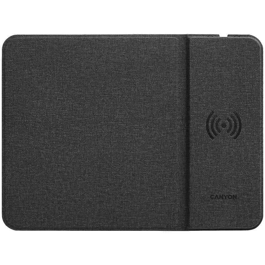 CANYON MP-W5, Mouse Mat with wireless charger, Input 5V/2A,9V2A Output 5W/7.5W/10W, 324*244*6mm, USB Type C cable length 1m, , 220g