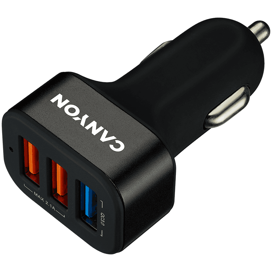 CANYON car charger C-07 QC 3.0 2.4A/3USB-A