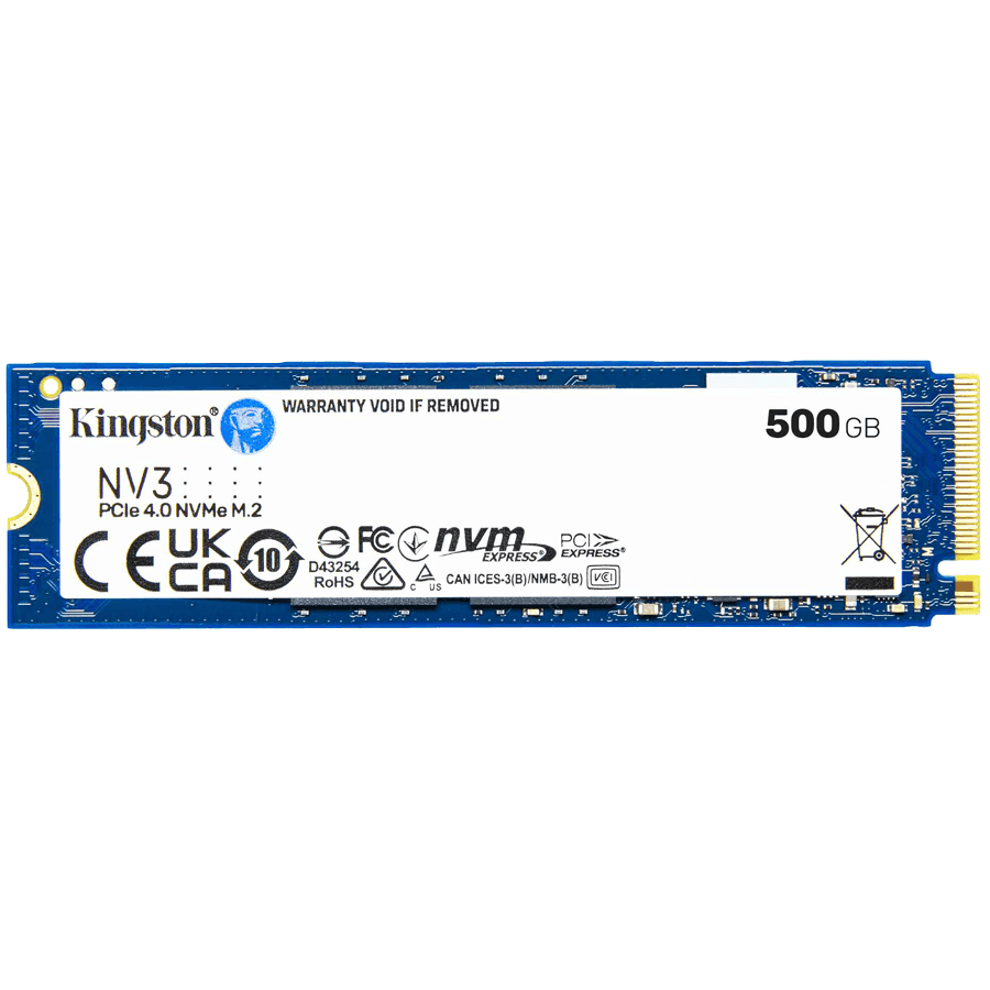 Kingston NV3 SSD M.2 2280 PCIe 4.0 NVMe, Read: 5,000/ Write: 3,000MB/s