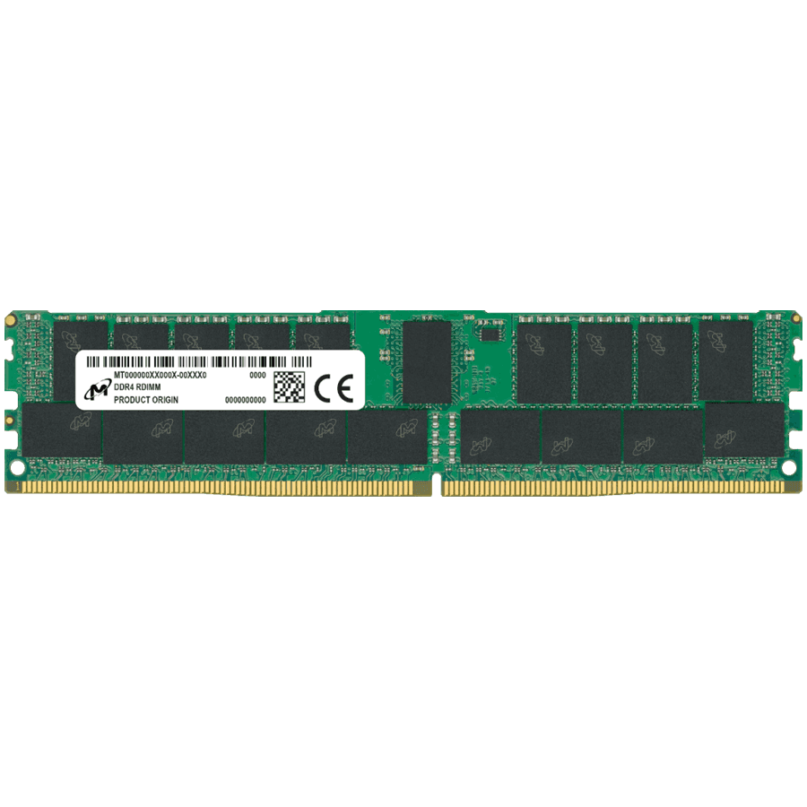 Micron DDR4 RDIMM 2Rx4 3200 CL22 (16Gbit) (Single Pack)