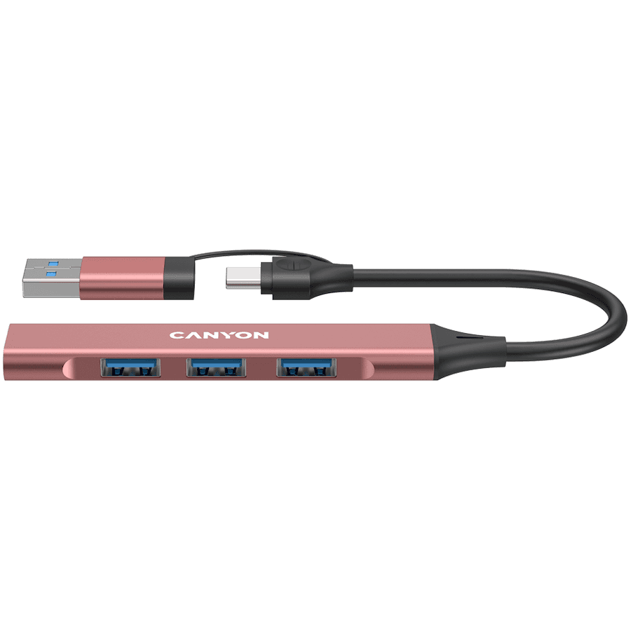 CANYON hub DS-02 4in1 USB-A/C