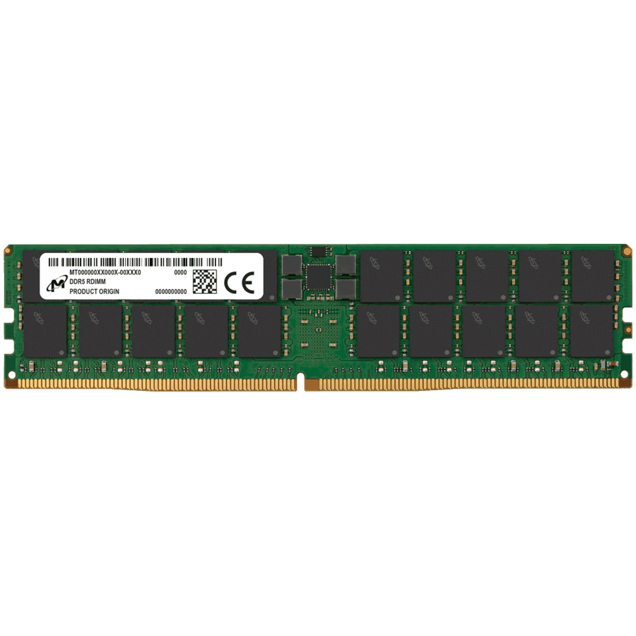 Micron DDR5 RDIMM 2Rx4 5600 CL46 (32Gbit) (Single Pack)
