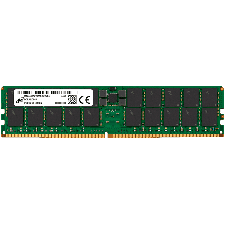 Micron DDR5 ECC UDIMM 1Rx8 5600 CL46 (16Gbit) (Single Pack)