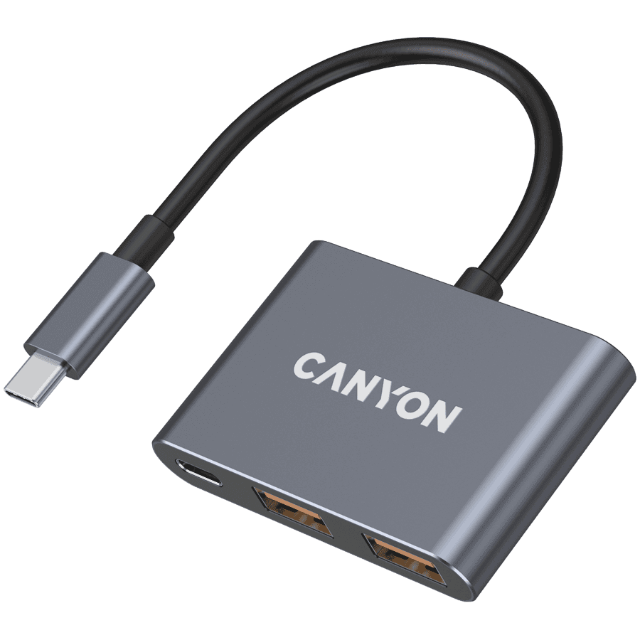 CANYON hub DS-3 3in1 USB-C Dark