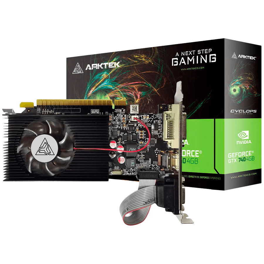 Arktek Geforce GT740 DDR3 4GB 128Bit Low Profile