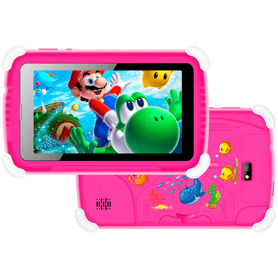 VGKE 7" IPS Kids Tablet - Mediatek MT6735 CPU, RAM, 16GB Storage, 3G + Wifi, Bluetooth 4.0, Android - Pink