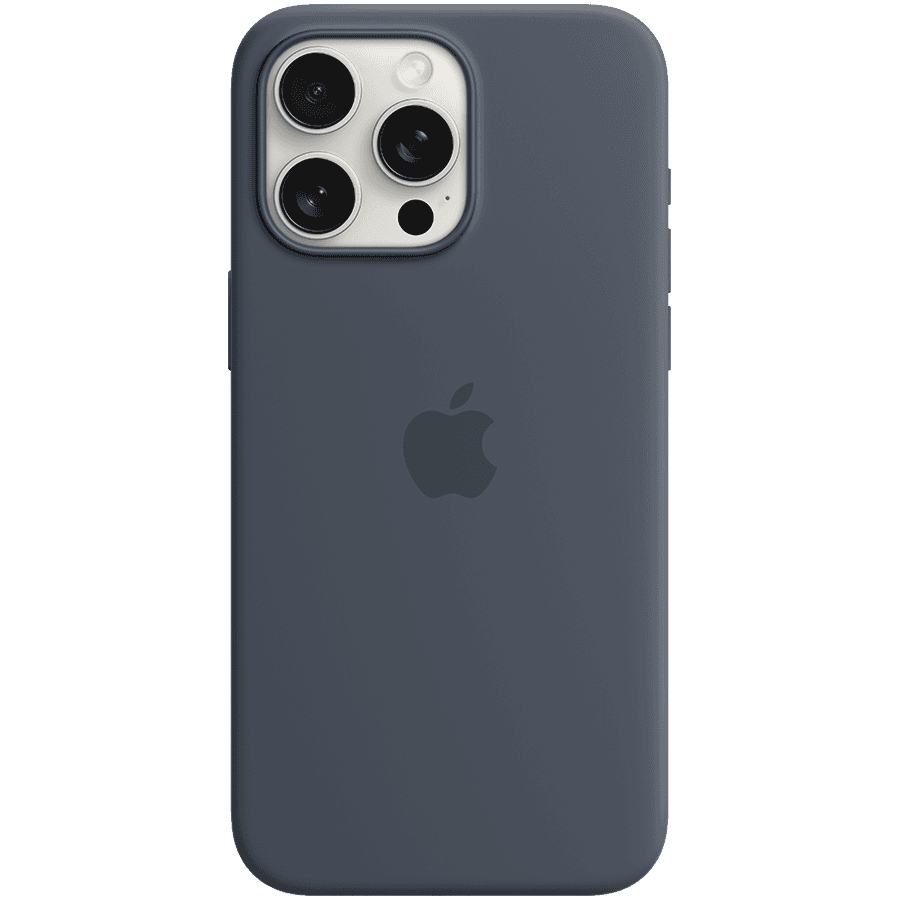 iPhone 15 Pro Max Silicone Case with MagSafe - Storm