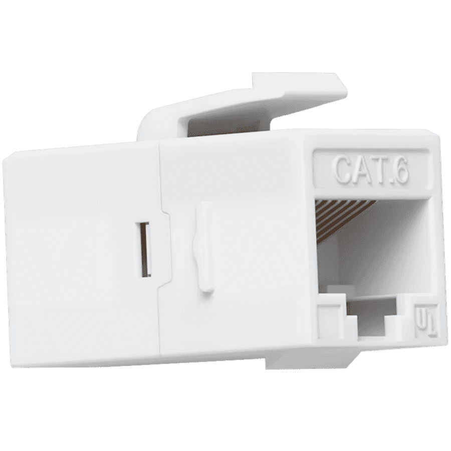 Ubiquiti UniFi UACC-Keystone-Coupler-C6 Cat6 keystone coupler, Easy snap-in installation on a blank patch panel, (12) Keystone Couplers per pack