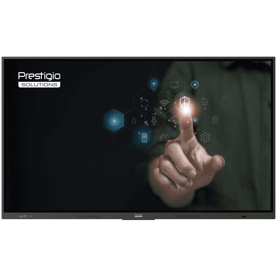 PRESTIGIO SOLUTIONS Multiboard 86" Light Series UHD 4K, Android 13, Wi-Fi, 40TP, touch pen
