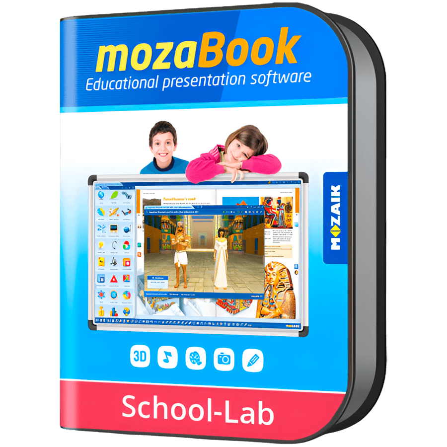 mozaBook SCHOOL-LAB - one chosen language / one device / 1 Year