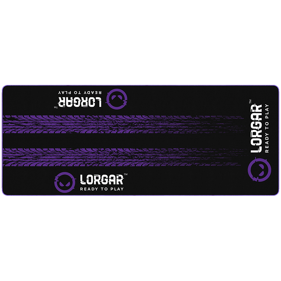 LORGAR RX1FM, Sim Racing Floor Mat Advanced, Stitched edge, 1,700X700X3 mm, /purple