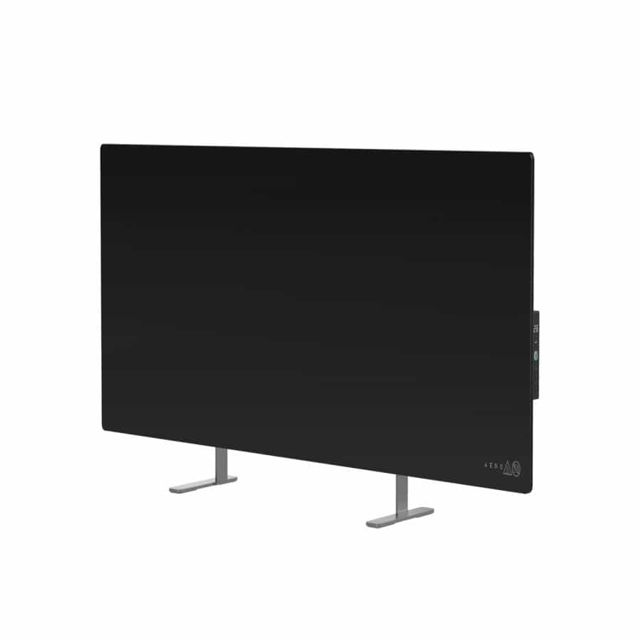 AENO Premium Eco Smart Heater, 700W, Tempered glass, Infrared+convection heating type, Led display Plug type: SOUTH AFRICA (M type), BLACKManufacturer: AENO
