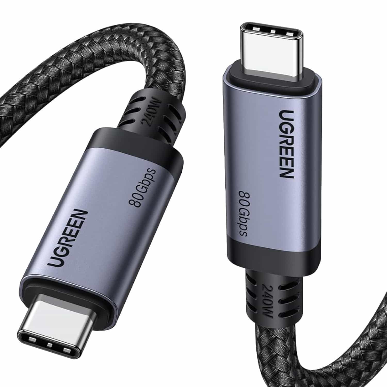 UGREEN USB4 Gen4 240W USB-C to USB-C Cable ()