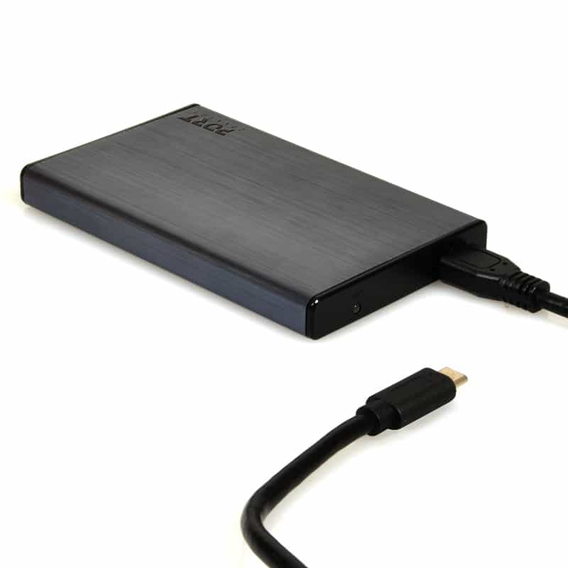 Port Connect 2.5" USB-C External HDD Enclosure