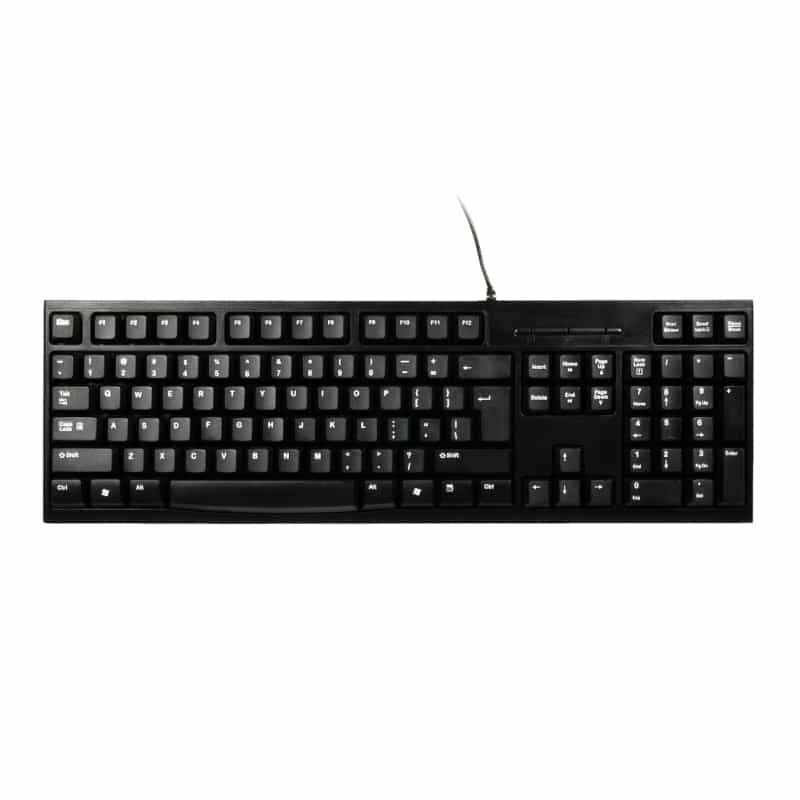 Port Connect Office Budget Wired Keyboard