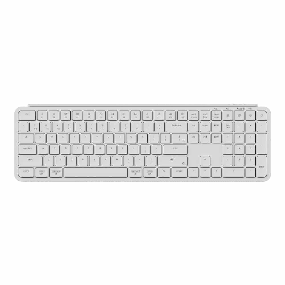 Keychron B6 Pro Ultra-Slim 100% Wireless Keyboard – Ivory