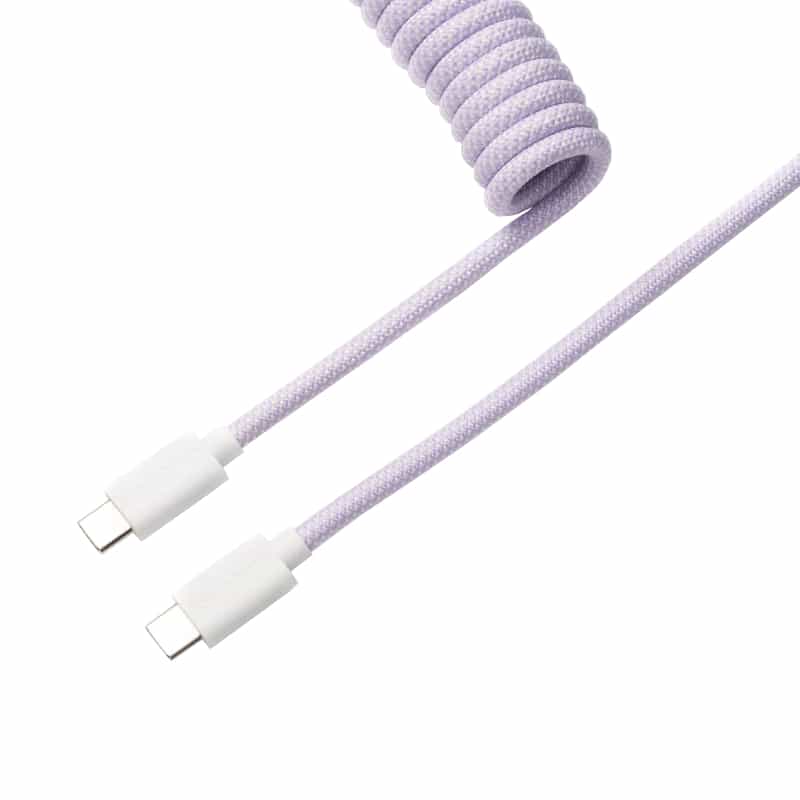 Keychron Coiled Aviator Cable - Light /Straight