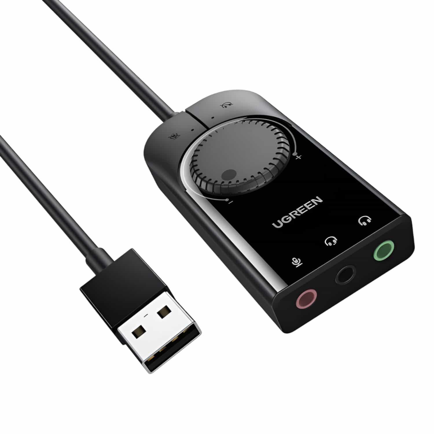 UGREEN CM129-40964 USB-A to 3.5mm External Stereo Sound Adapter