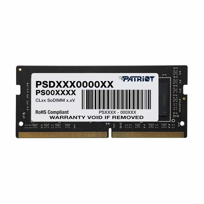 Patriot Signature Line DDR4 2666MHz Single Rank SODIMM Notebook Memory
