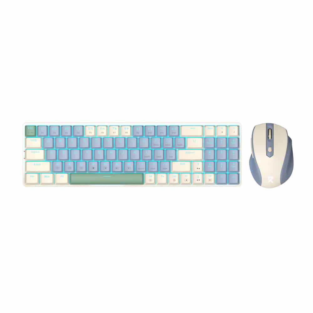 Redragon BS8772 Wireless Keyboard and Mouse Combo - Cream/