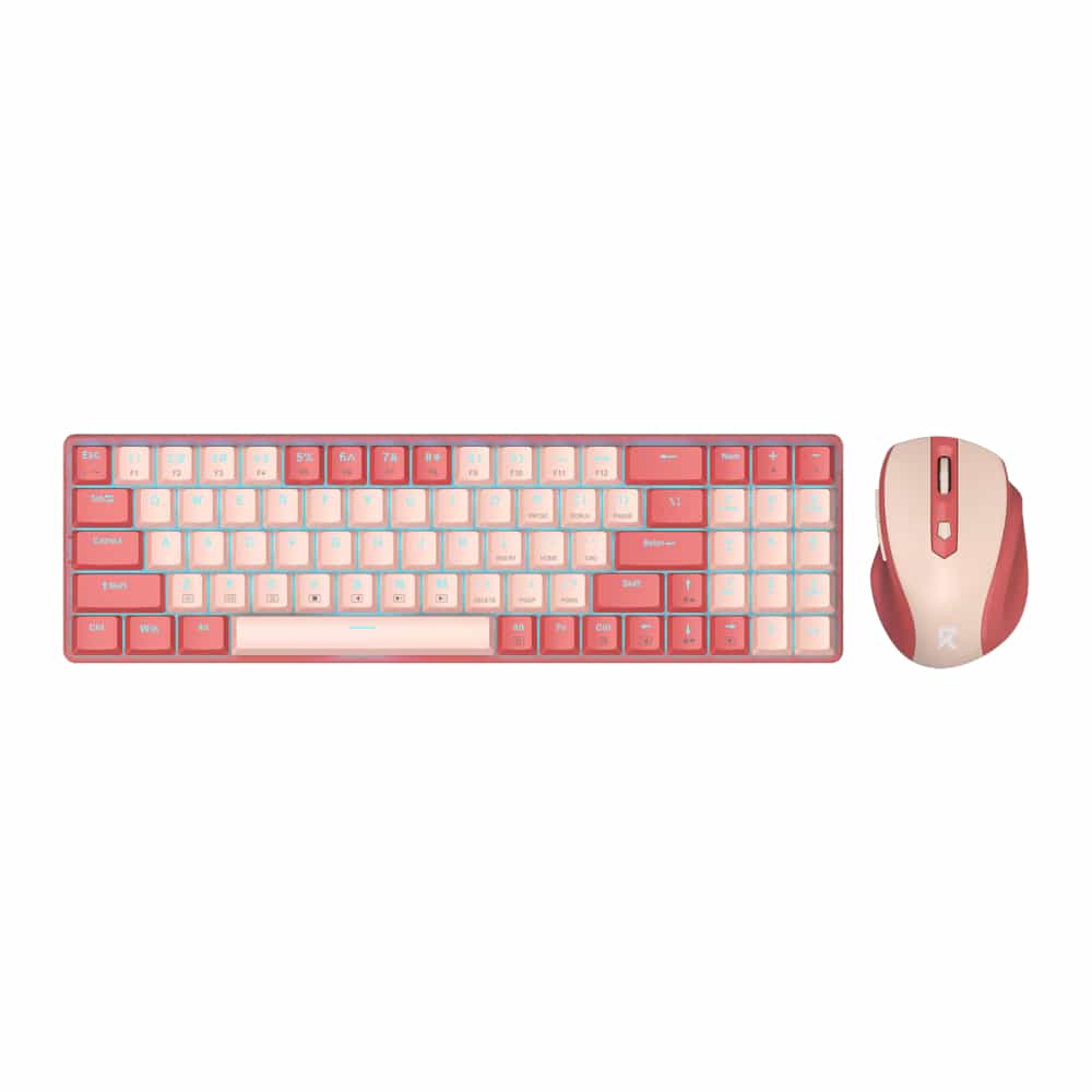 Redragon BS8772 Wireless Keyboard and Mouse Combo - Red/