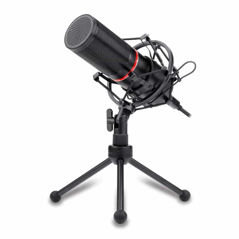 REDRAGON BLAZAR Cardioid USB Gaming Mic and Tripod