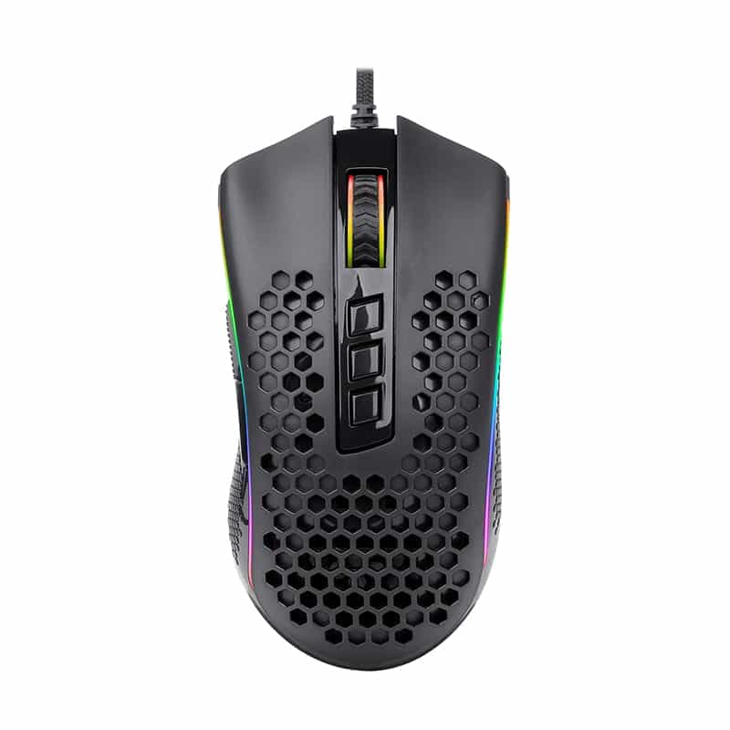 REDRAGON STORM 12400DPI 7 Buttons|Ergonomic Design|P3327 Optical Sensor|Lightweight Body|RGB Backlit gaming Mouse