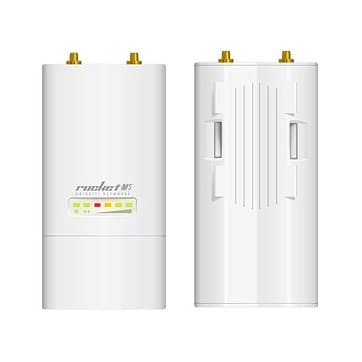 Ubiquiti Rocket 5AC Lite, Atheros MIPS 74Kc 720 MHz, 128 MB DDR2 SDRAM, 16 MB NOR FLASH, 1x 10/100/1000 Mbps, 2x RP-SMA (Waterproof ), Passive PoE, 24V, 0.5A Gigabit PoE Adapter included
