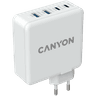 CANYON H-100, GAN 100W charger Input:100V-240V Output: USB-C1/C2: 5V 3A, 9V 3A, 12V 3A, 15V 3A, 20V 5A USB-A 1/A2, 4.5V/5A, 5V/4.5A, 9V/3A, 12V/2.5A, 20V/1.5A C1+C2, 65W + 30W, C1+A1, 65W + 30W, C1+A2, 65W + 30W, C1+A1+A2, 65W image 2