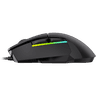 LORGAR Jetter 357, gaming mouse, Optical Gaming Mouse with 6 programmable buttons, Pixart ATG4090 sensor, DPI can be up to 8000, 30 million times key life, 1.8m PVC USB cable, Matt UV coating and RGB lights with 4 LED flowing mode, size:124.90*71.65*41.36mm, 115g image 3
