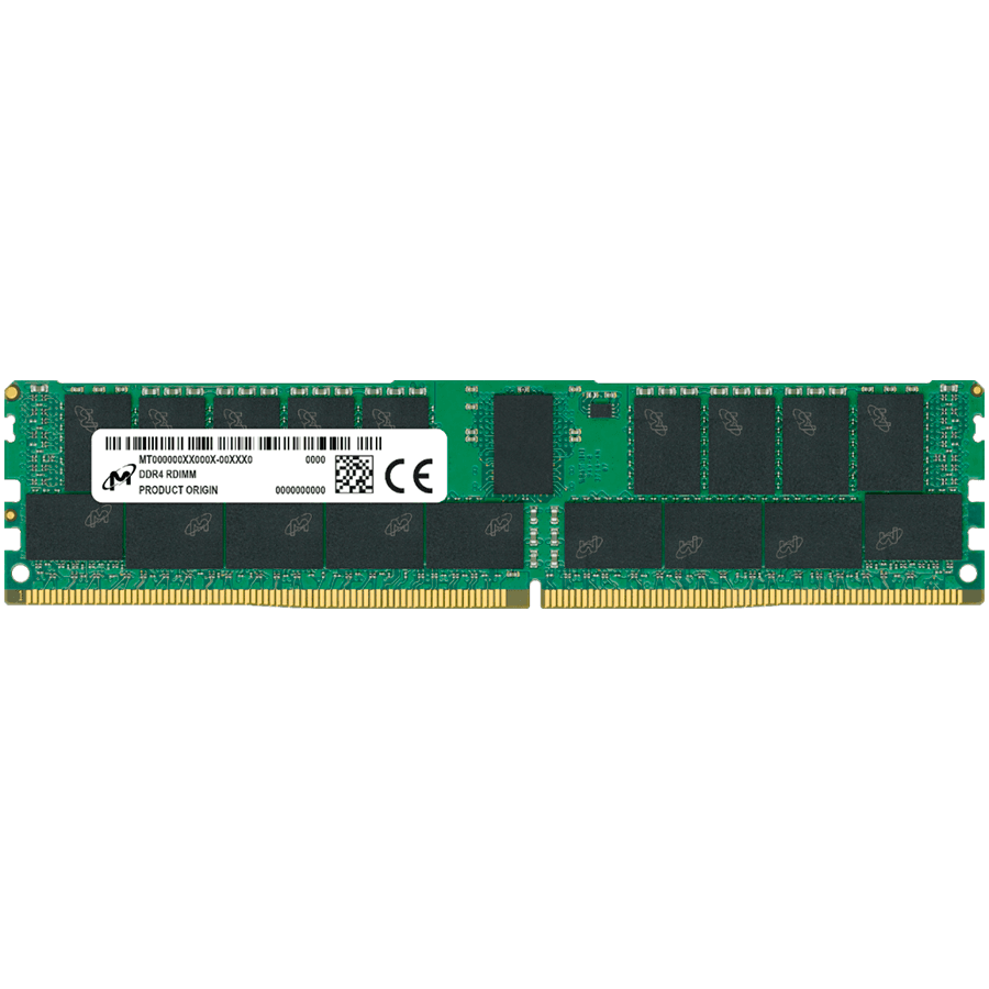 Micron DDR4 RDIMM 2Rx4 3200 CL22 (8Gbit) (Single Pack)