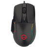 LORGAR Jetter 357, gaming mouse, Optical Gaming Mouse with 6 programmable buttons, Pixart ATG4090 sensor, DPI can be up to 8000, 30 million times key life, 1.8m PVC USB cable, Matt UV coating and RGB lights with 4 LED flowing mode, size:124.90*71.65*41.36mm, 115g image 1