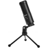 LORGAR Voicer 521, Gaming Microphone, , USB condenser mic with Volume Knob, 3.5MM headphonejack, mute button and led indicator, package including 1x F5 Microphone, 1 x 2M type-C USB Cable, 1 xTripod Stand image 1