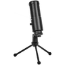 LORGAR Voicer 521, Gaming Microphone, , USB condenser mic with Volume Knob, 3.5MM headphonejack, mute button and led indicator, package including 1x F5 Microphone, 1 x 2M type-C USB Cable, 1 xTripod Stand image 2
