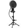 LORGAR Voicer 721, Gaming Microphone, , USB condenser microphone with tripod stand, pop filter, including 1 microphone, 1 Height metal tripod, 1 plastic shock mount, 1 windscreen cap, 1,2m metel type-C USB cable, 1 pop filter, 154.6x56.1mm image 1