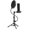 LORGAR Voicer 721, Gaming Microphone, , USB condenser microphone with tripod stand, pop filter, including 1 microphone, 1 Height metal tripod, 1 plastic shock mount, 1 windscreen cap, 1,2m metel type-C USB cable, 1 pop filter, 154.6x56.1mm image 4