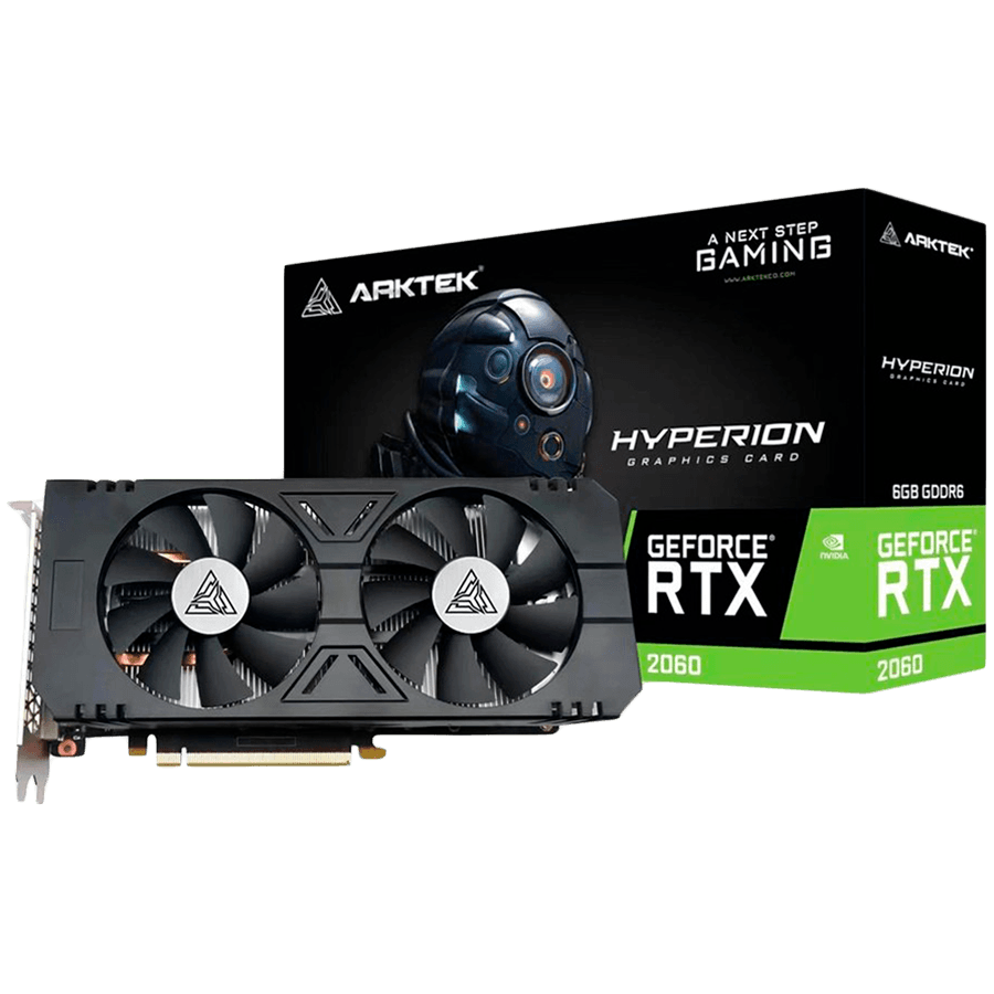 Arktek RTX2060 Super GDDR6 6GB 256Bit Twin Fans Graphics Card