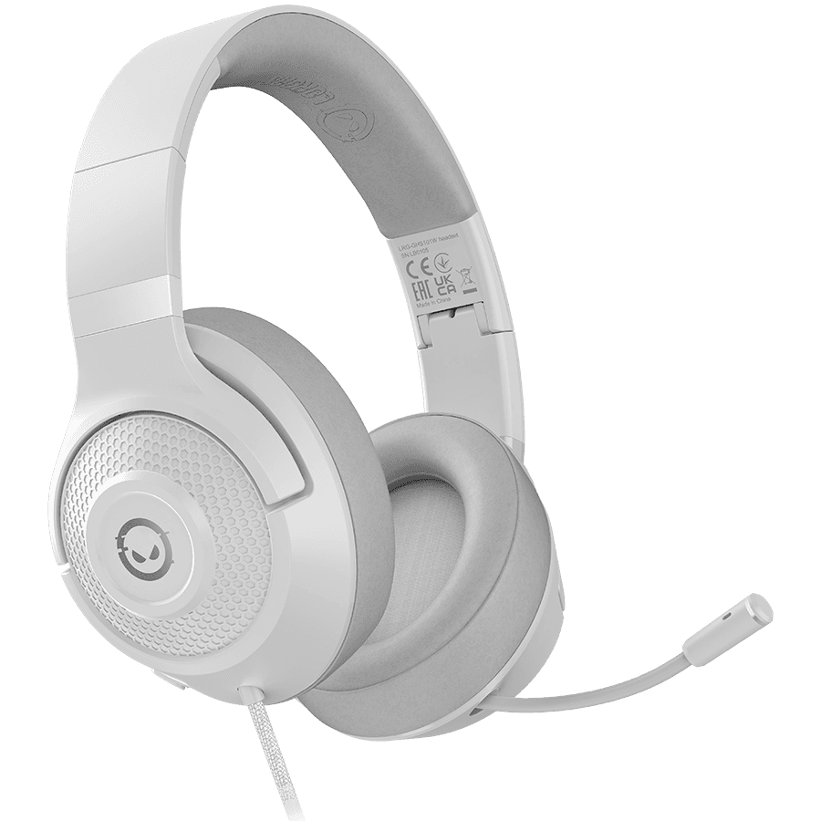LORGAR Noah 101, Gaming headset with microphone, 3.5mm jack connection, cable length 2m, foldable design, PU leather ear pads, size: 185*195*80mm, 0.245kg,