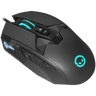 LORGAR Stricter 579, gaming mouse, 9 programmable buttons, Pixart PMW3336 sensor, DPI up to 12 000, 50 million clicks buttons lifespan, 2 switches, built-in display, 1.8m USB soft silicone cable, Matt UV coating with glossy parts and RGB lights with 4 LED flowing modes, size: 131*72*41mm, 0.127kg, image 2