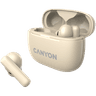 CANYON headset OnGo TWS-10 ANC+ENC Beige image 3