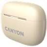 CANYON headset OnGo TWS-10 ANC+ENC Beige image 6