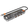 CANYON hub DS-13 7in1 4k USB-C Transparent image 2