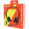 CANYON PC headset HS-07 PC Mic 3.5/USB Flat 2.8m image 6