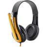 CANYON PC headset HSC-1 PC Mic Flat 2m Yellow image 3